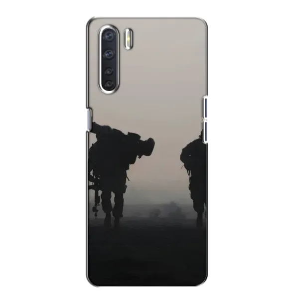 Чехол с рисунком «Бой солдат» для OPPO A91 Чехол с рисунком «Бой солдат» для OPPO A91