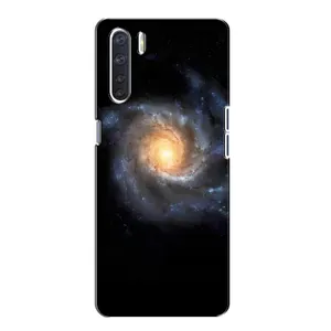 Чохли КОСМОС на Oppo A91 (Чорна дира)