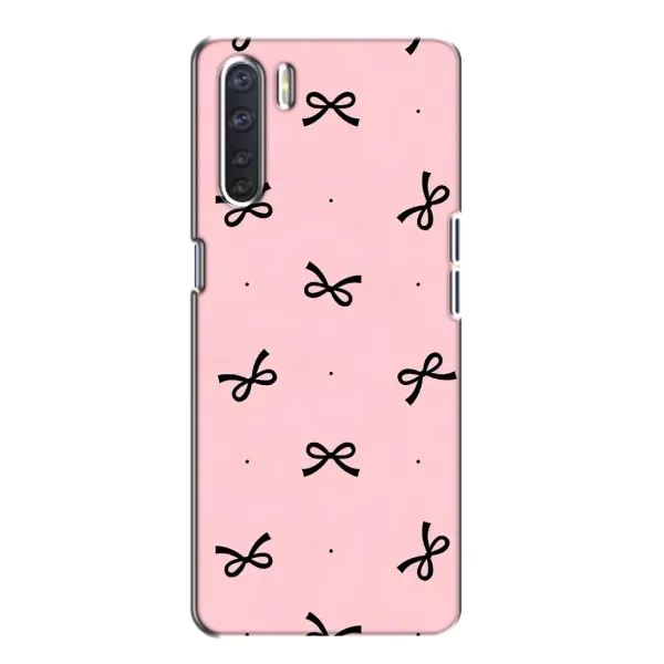 Чехол с рисунком «Черные бантики» для OPPO A91 Чехол с рисунком «Черные бантики» для OPPO A91