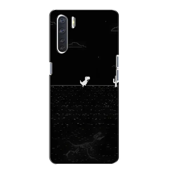 Чехол с рисунком «Динозаврик» для OPPO A91 Чехол с рисунком «Динозаврик» для OPPO A91