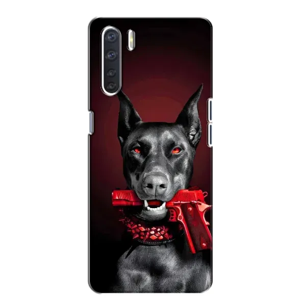 Чехол с рисунком «Доберман злой» для OPPO A91 Чехол с рисунком «Доберман злой» для OPPO A91
