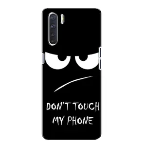 Чехол с прикольным текстом на Oppo A91 (Dont)