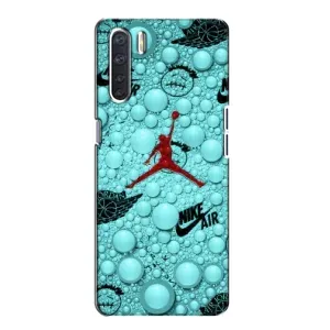 Силиконовый Чехол Nike Air Jordan на Оппо А91 (Джордан Найк)