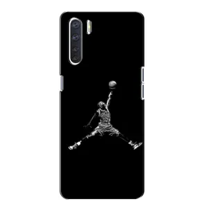 Силиконовый Чехол Nike Air Jordan на Оппо А91 (Джордан)
