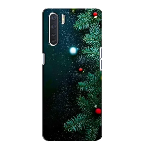 Чехол с рисунком «Елка» для OPPO A91
