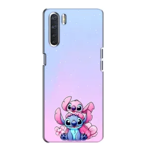 Чохол з малюнком Стіч для OPPO A91 (Ейнджел і Стіч)
