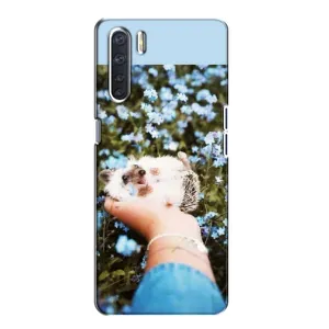 Чохли з зображенням різних тварин на Oppo A91 (Їжачок в руці)