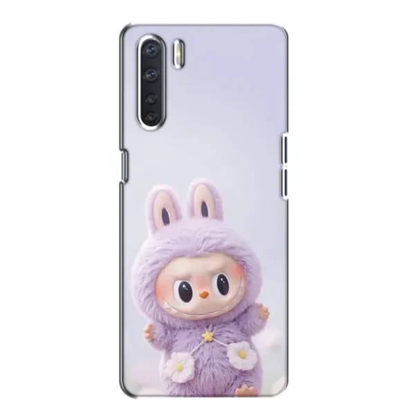 Чехол с рисунком «Фиолетовый Лабубу» для OPPO A91 Чехол с рисунком «Фиолетовый Лабубу» для OPPO A91