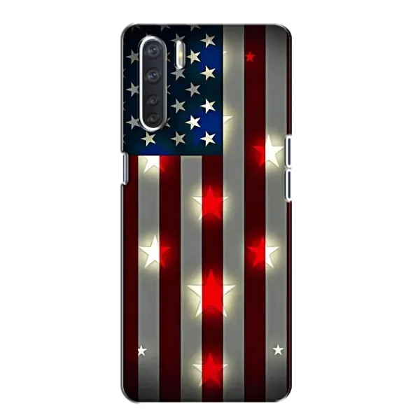 Чехол с рисунком «Флаг США 2» для OPPO A91