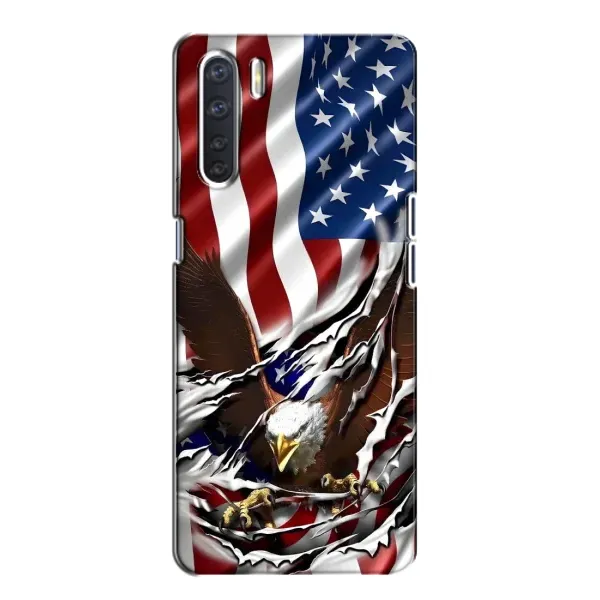 Чехол с рисунком «Флаг USA» для OPPO A91