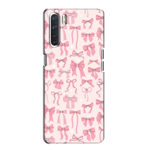Чехол с рисунком «Фон бантики» для OPPO A91 Чехол с рисунком «Фон бантики» для OPPO A91