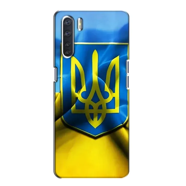 Чехол с рисунком «Герб и Флаг Украины» для OPPO A91 Чехол с рисунком «Герб и Флаг Украины» для OPPO A91