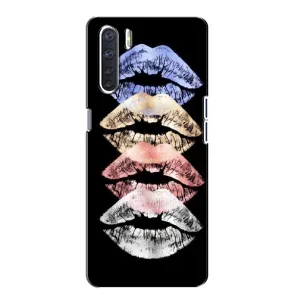 Чехол Стильные девушки на Oppo A91 (Губы)