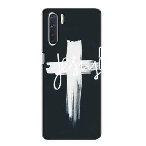 Чехлы для Оппо А91 (Крест Иисуса) (Jesus)