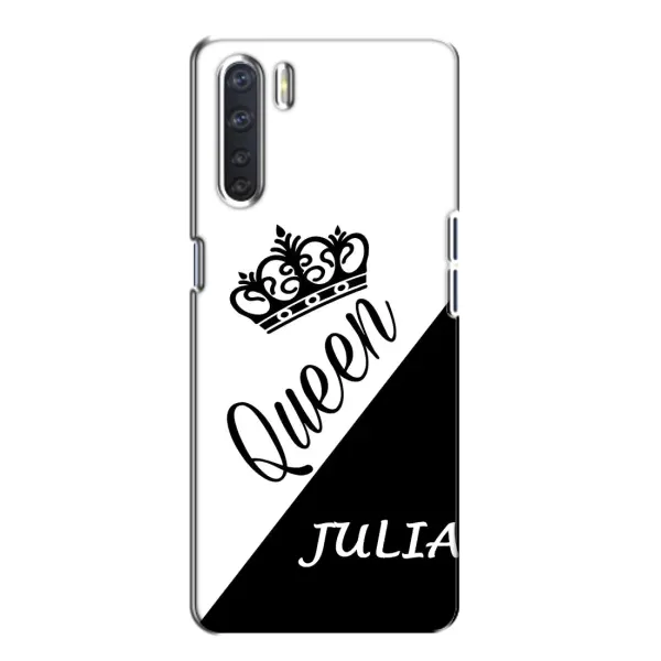 Чехол с рисунком «JULIA» для OPPO A91