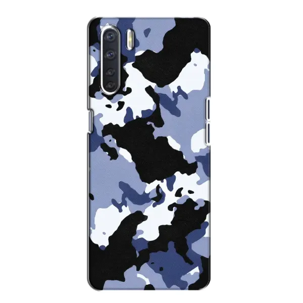 Чехол с рисунком «Камуфляжный Серый» для OPPO A91 Чехол с рисунком «Камуфляжный Серый» для OPPO A91