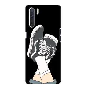 Чехол с Прикольным принтом на Oppo A91 (Кеды)