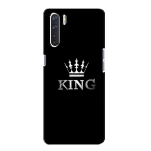 Чехол (Корона на чёрном фоне) для Оппо А91 (KING)