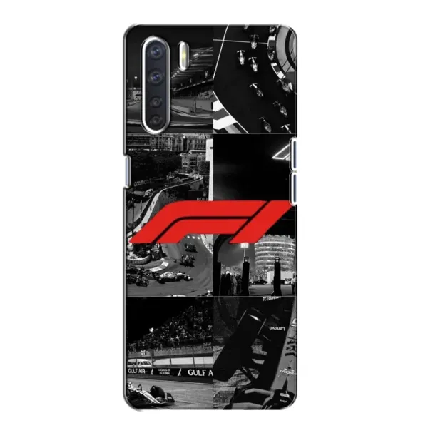 Чехол с рисунком «Коллаж Формула 1» для OPPO A91 Чехол с рисунком «Коллаж Формула 1» для OPPO A91