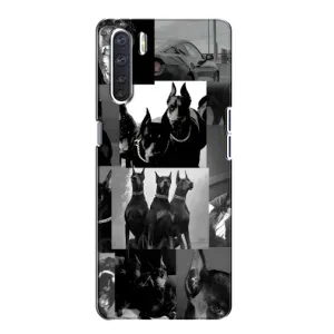 Чохол ДОБЕРМАН для Oppo A91 (Колаж Доберман)