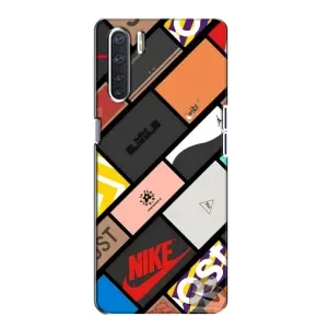 Чехол с рисунком «Коробки» для OPPO A91