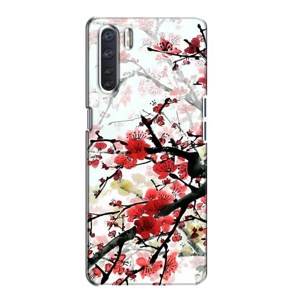 Чехол с рисунком «Красивая Сакура» для OPPO A91 Чехол с рисунком «Красивая Сакура» для OPPO A91