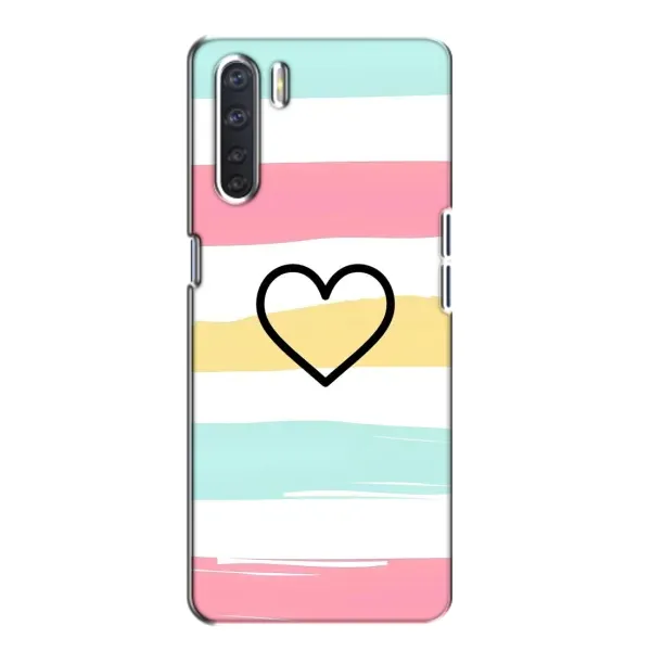 Чехол с рисунком «Красивое сердечко» для OPPO A91 Чехол с рисунком «Красивое сердечко» для OPPO A91