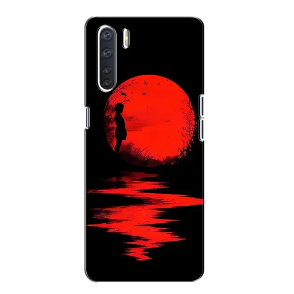 Чехол с рисунком «Красный Закат» для OPPO A91 Чехол с рисунком «Красный Закат» для OPPO A91