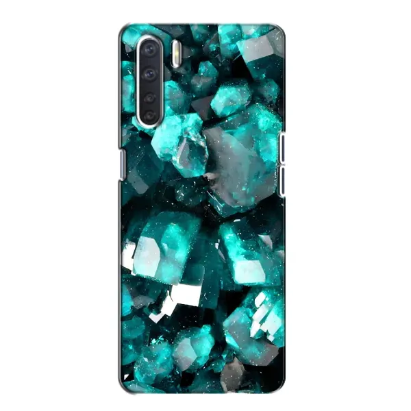 Чехол с рисунком «Кристалы» для OPPO A91