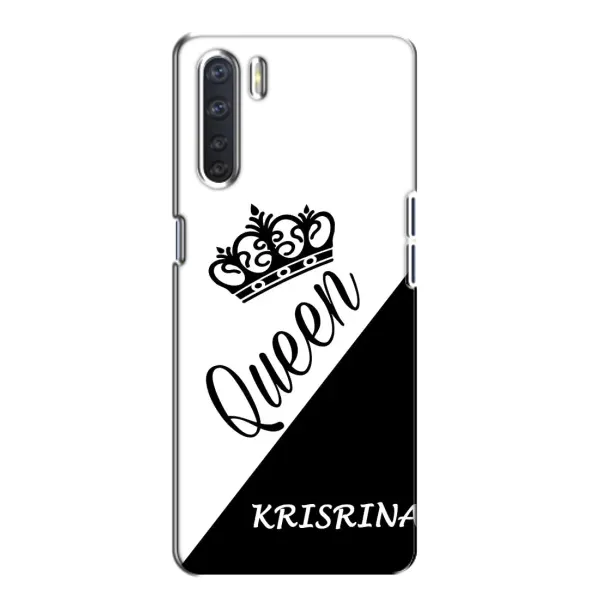 Чехол с рисунком «KRISTINA» для OPPO A91