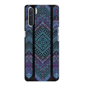 Силиконовый Чехол на Oppo A91 (Крутой орнамент)