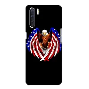 Чохол Прапор USA для Oppo A91 (Крила США)
