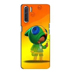 Чохол Бравл Старс для Oppo A91 (LEON в кофті)