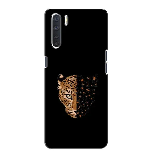 Чехол с рисунком «Леопард на черном» для OPPO A91 Чехол с рисунком «Леопард на черном» для OPPO A91