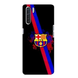Чохол для Oppo A91 (Барселона) (Лого Барси)