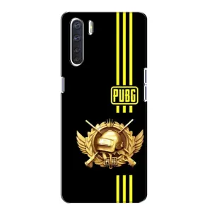Чохол (TPU) з картинкою "Лого Пабг" на Оппо А91 (Логотип PUPG)