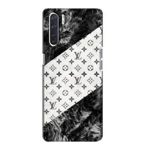 Чехол Стиль Louis Vuitton на Oppo A91 (LV на белом)