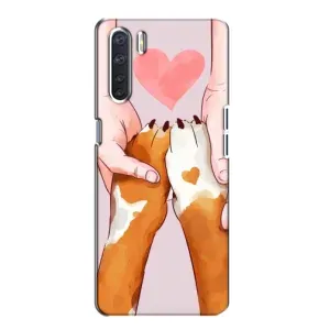 Чохол (ТПУ) Милі песики для Oppo A91 (Любов до собак)