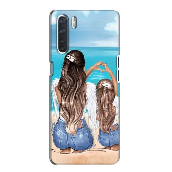 Чехол с рисунком «Мама и дочь» для OPPO A91 Чехол с рисунком «Мама и дочь» для OPPO A91