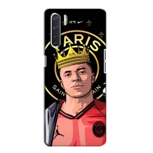 Чохол (TPU) з Футболістом на Oppo A91 (Mbappe King)
