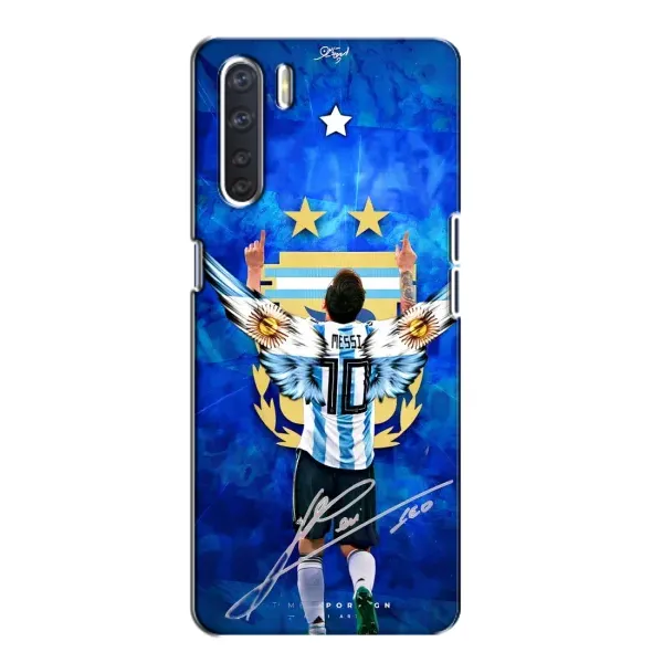 Чехол с рисунком «Месси Аргентина» для OPPO A91