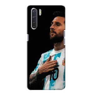 Чохли Лео Мессі Аргентина для Oppo A91 (Мессі Капітан)