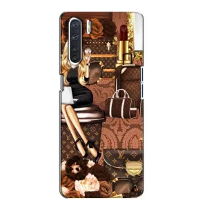 Чехол Стиль Louis Vuitton на Oppo A91 (Мода Луи Виттон)