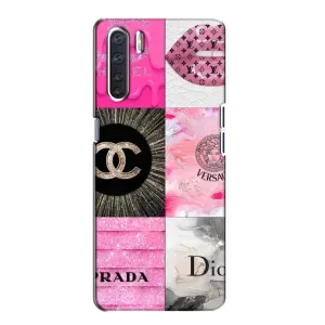 Чехол (Dior, Prada, YSL, Chanel) для Oppo A91 (Модница)