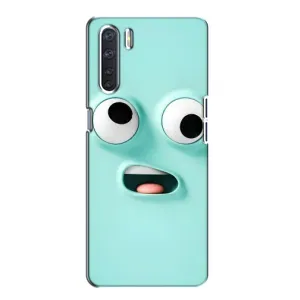 Чехол с рисунком «Забавное мятное лицо» для OPPO A91