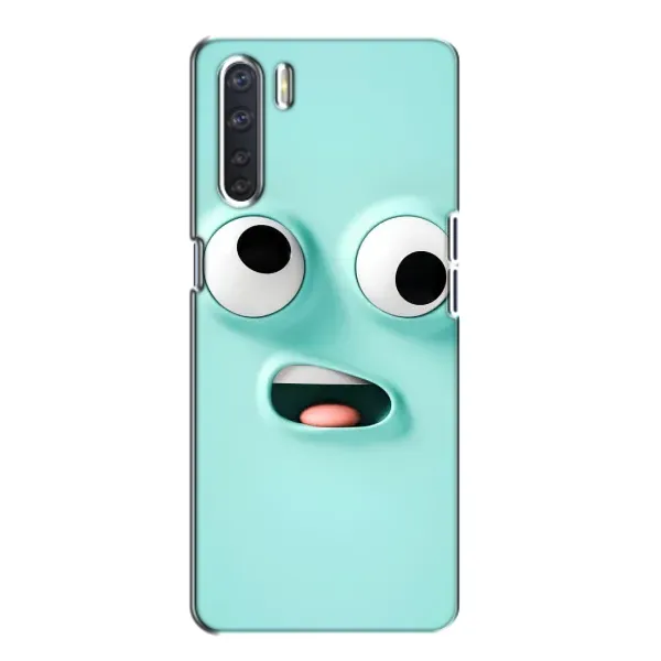 Чехол с рисунком «Забавное мятное лицо» для OPPO A91 Чехол с рисунком «Забавное мятное лицо» для OPPO A91