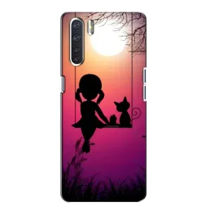 Чохол з малюнком «На гойдалці» для OPPO A91