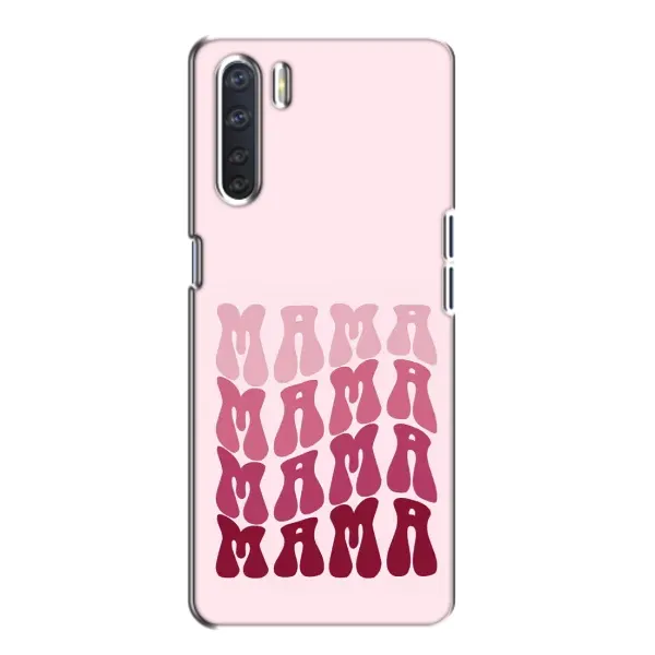 Чехол с рисунком «Надпись мама» для OPPO A91 Чехол с рисунком «Надпись мама» для OPPO A91