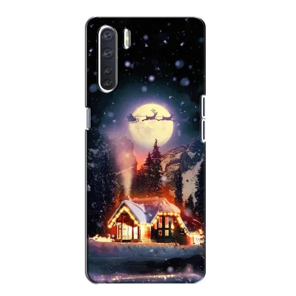 Чехол с рисунком «Настроение зимнее» для OPPO A91