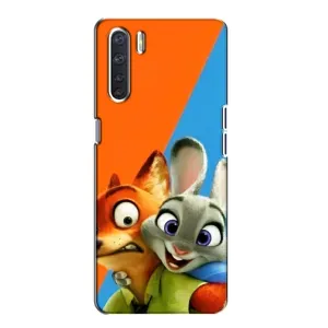 Чехол с рисунком «Ник и Хопс» для OPPO A91